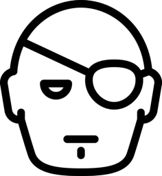 Nick Fury Craft Design Svg File, Free Vectors File